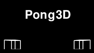 Pong3D A 3D game in PyGame [upl. by Steep]