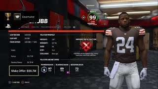 Madden NFL 22Dealmaker Chubb [upl. by Dyan]