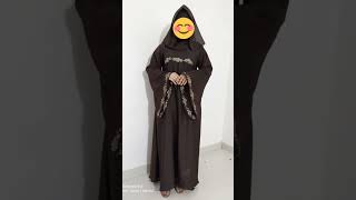 New burkha hijab style 2024 design hijabfashiontrends burqa shortvideo ytshort [upl. by Ardet]