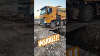 Hes taking such a risk 🫢 trucking lkw camion hgv bigrig ets2 kazakhstan fahrer job [upl. by Hsetim]