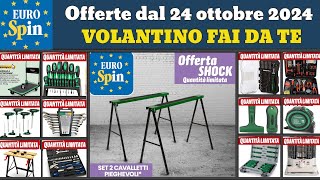 volantino EUROSPIN Fai Da Te dal 24 ottobre 2024 ✅ Quantità limitata 🔥 Offerte casa e stufa [upl. by Kcirddec]