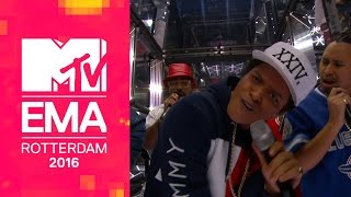 Bruno Mars – 24K Magic from the 2016 MTV EMAs Official Live Performance [upl. by Eniksre]