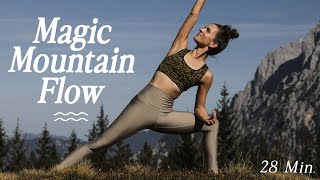 Yoga Ganzkörper Flow für alle Level  Kraft Klarheit Balance  28 Min Magic Mountain Flow ⛰️ [upl. by Irehj17]