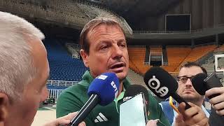 Ergin Ataman in the media day of Panathinaikos quotΟΑΚΑ will be on firequot [upl. by Ronnica457]