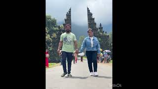 Handara gate Bali touristic international tourism [upl. by Ennovyahs]