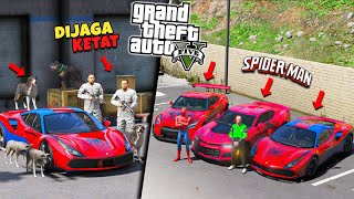 MISI MENEMUKAN DAN KOLEKSI MOBIL LANGKA SPIDERMAN YANG DICURI MAFIA  GTA 5 MOD [upl. by Devine]