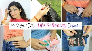 10 MUST Try LIFE amp BEAUTY Hacks  College amp School Girls  Anaysa [upl. by Goodyear]