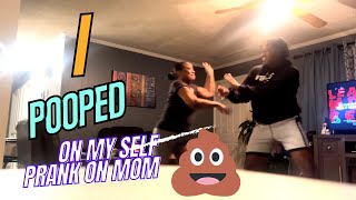 I pooped on myself prank on mom goes wrong [upl. by Liba]