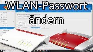 Fritzbox WLAN Passwort ändern [upl. by Armillas959]