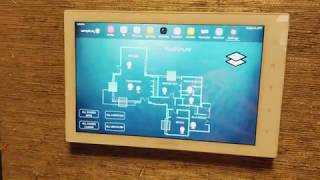 Crestron Smart Graphics UI with Floorplan [upl. by Ayardna]