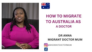 How to migrate to Australia as a doctor 2023 [upl. by Rehposirhc]