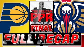 PPR Final Pelicans defeat Pacers 125118 Full Recap [upl. by Calloway]