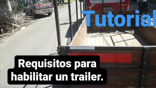 Requisitos para habilitar un trailer requirements to enable a trailer [upl. by Ellerrad]