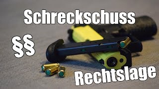 Schreckschusswaffen  rechtliche Grundlagen inkl kleiner Waffenschein [upl. by Henriques]