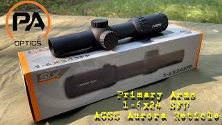 Primary Arms SLx 16x24mm SFP Rifle Scope Gen III  Illuminated ACSS Aurora 556Meter Reticle [upl. by Calisa936]