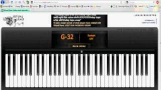 Virtual Piano  Moonlight Sonata [upl. by Ihtraa]