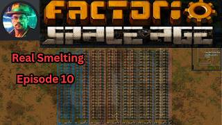 Factorio 20 Space Age Ep10  Expanding Smelting Starting A Bus [upl. by Saduj979]