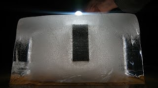 TIme Lapse of Water Freezing with a Huge Neodymium Magnet  Magnet Tricks [upl. by Robinett390]