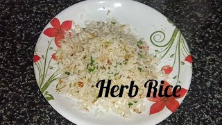 Herb rice tasty herbed rice herbrice Tastyfoodsathome [upl. by Elie]