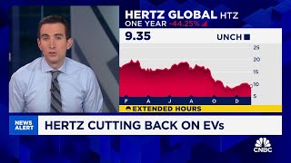 Hertz to sell 20000 EVs from US fleet for gaspowered vehicles [upl. by Warder]