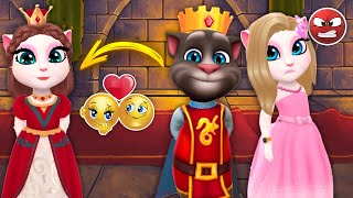 My Talking Angela 2  Princess Angela Competes For The Prince Tom [upl. by Enelehs897]