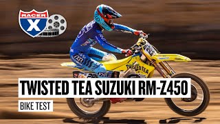 Kris Keefer Testing Marshal Weltin’s Twisted TeaHEP Motorsports Suzuki RMZ450 [upl. by Ydnys863]