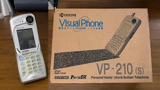 Kyocera VP210 Unbox amp Video Call [upl. by Nosidam]