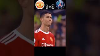 Manchester United vs PSG  Ronaldo vs Messi Mbappe Neymar [upl. by Fisoi]