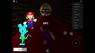 The wario apparition in Roblox made in CapCut superduperplumbioworld64 funnythewarioaparition [upl. by Rahs]