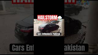 Corolla Windshield Destroyed By Heavy Hailstorm😱  Heavy Hailstones on Car [upl. by Moulden]