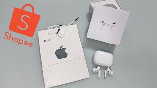 AirPods Pro da Shopee  IDENTICO AO ORIGINAL [upl. by Palocz]