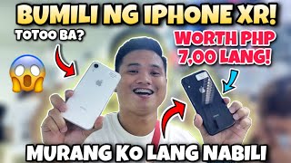 BUMILI NG iPHONE XR WORTH PHP 7K LANG LEGIT BA [upl. by Etnuaed]