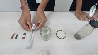 Eco friendly Magnetite powder and oil experiment [upl. by Youlton]