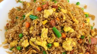 BETTER THAN TAKEOUT AND EASY  Egg Fried Rice Recipe [upl. by Ansell]