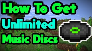 How to Get UNLIMITED Music Discs  Minecraft 120 Tutorial Shorts [upl. by Barnum]