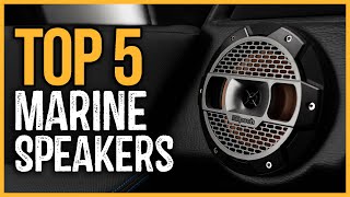 Best Marine Speakers 2023  Top 5 Best Marine Speakers On Amazon [upl. by Gates]