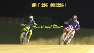 vr46 flattrack motoranch night race with Casey Stoner [upl. by Munn367]