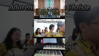 Adoremus Te Jesu Christe  Sembah bagiMu Yesus Kristus 🎵🎶 dgn Organ Jadul Yamaha El7 gerejakatolik [upl. by Yzzo]