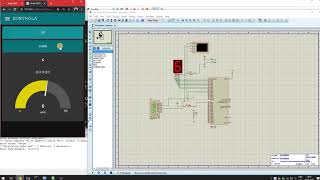 Testing NodeRED Proteus and STM32 USART [upl. by Elleinahc]