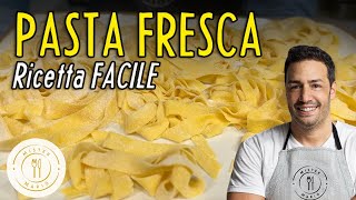 Guida completa su come fare la pasta fresca fatta in casa  Ricetta semplice e deliziosa [upl. by Halihs]