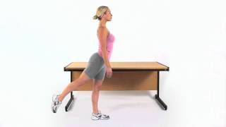 Balance exercise One leg stand leg backwards [upl. by Ibrad]