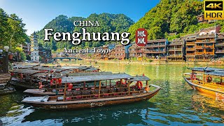 4K CHINA Sunrise Serenity A Peaceful Morning Walk in Fenghuang Ancient Town [upl. by Trubow]