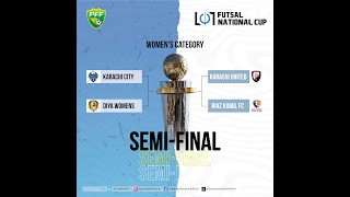 Futsal National Cup  Semi Finals MEN Karachi [upl. by Eillib770]