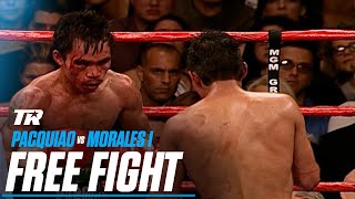 Erik Morales vs Manny Pacquiao 1  FREE FIGHT  GREAT FIGHTS IN BOXING [upl. by Arrec336]