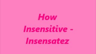 How Insensitive  Insensatez  Piano tutorial [upl. by Johny]