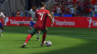 Cristiano Ronaldo dribbling skills Fc 25 All Angles [upl. by Jamin]