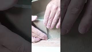 How to Make a Crackle Texture with Soda Silicate Clay Pottery  tutorial ceramic handmade slab [upl. by Arlen]