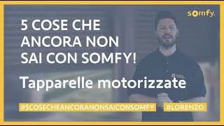 TAPPARELLE MOTORIZZATE SOMFY 5 Cose che ancora non sai con Somfy [upl. by Melmon]