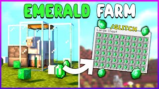 MUST HAVE Emerald Farm for Minecraft 121 Tutorial [upl. by Eloisa]