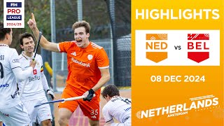 FIH Hockey Pro League 202425 Highlights Netherlands vs Belgium M  Match 2 [upl. by Grimaldi]